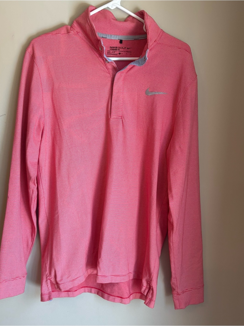Nike Golf Men's Red Quarter-Zip Sweater